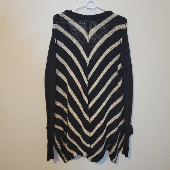 Free people circle back striped cardigan cream - Picture 9 of 9